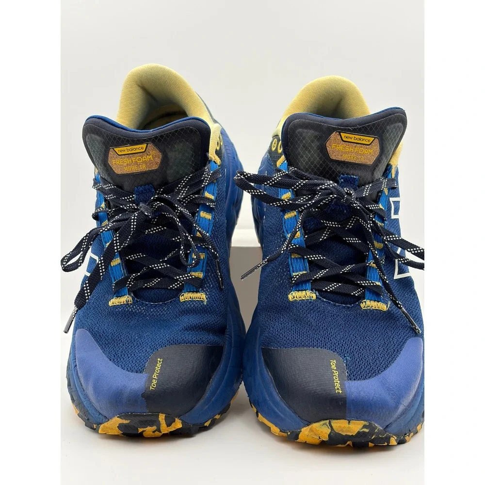 New Balance Fresh Foam More Trail v2 Blue Yellow Mens 11 MTMORV2 Running Shoes